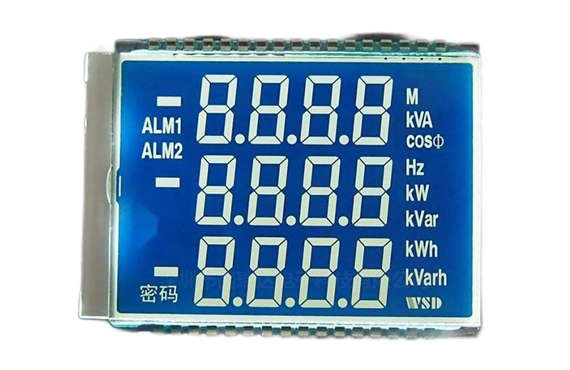LCD with output for power supply instrument -